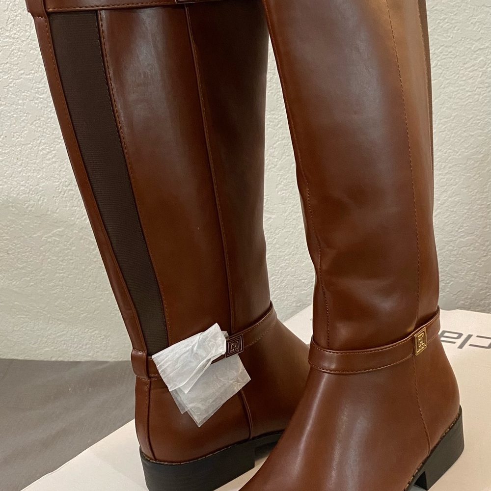 Liz Claiborne Rich Brown Heeled Boots